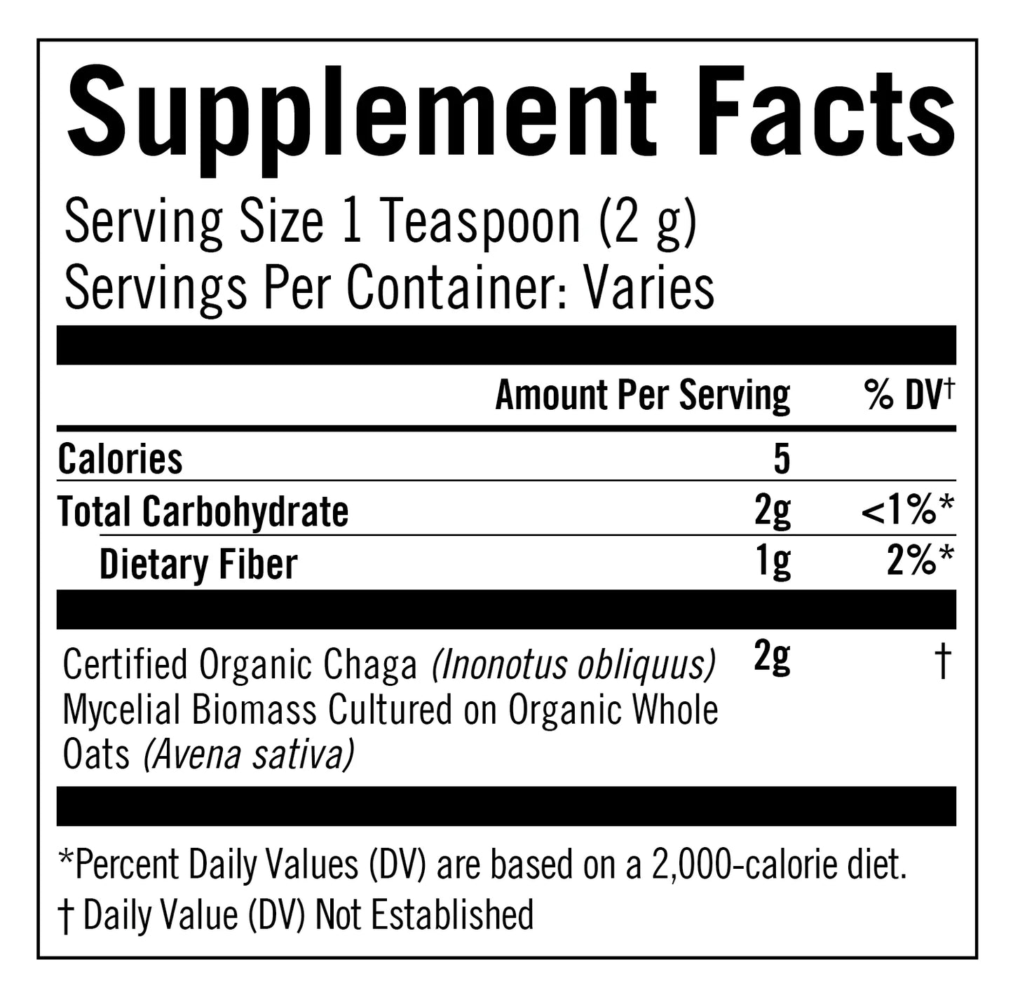 CHAGA MUSHROOM POWDER 60 g - Schon's Natural