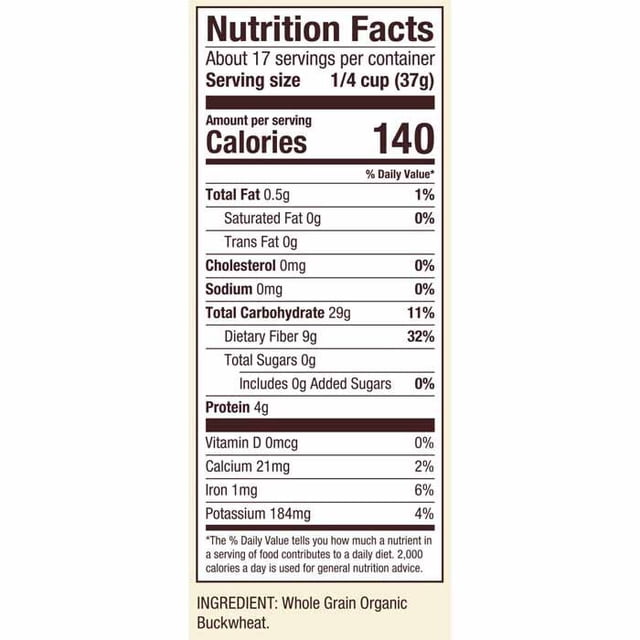 BUCK WHEAT FLOUR 624 g