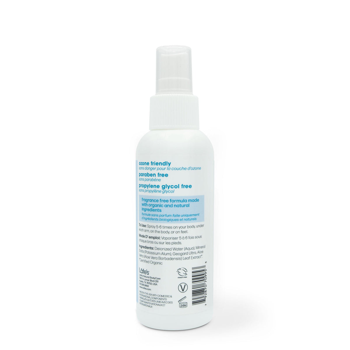 UNSCENTED DEODORANT SPRAY