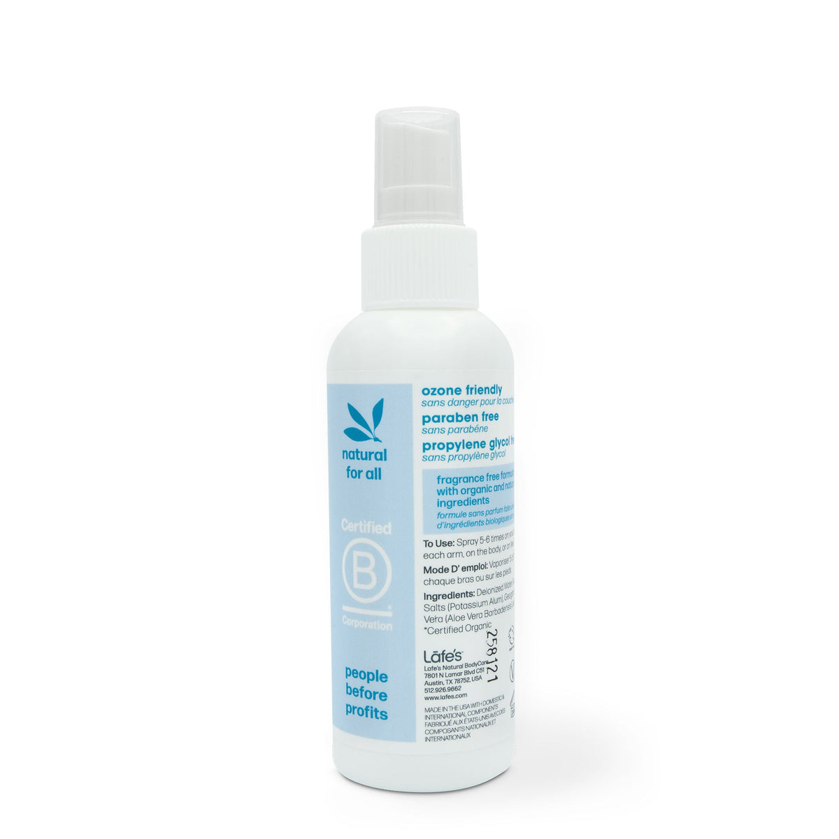 UNSCENTED DEODORANT SPRAY