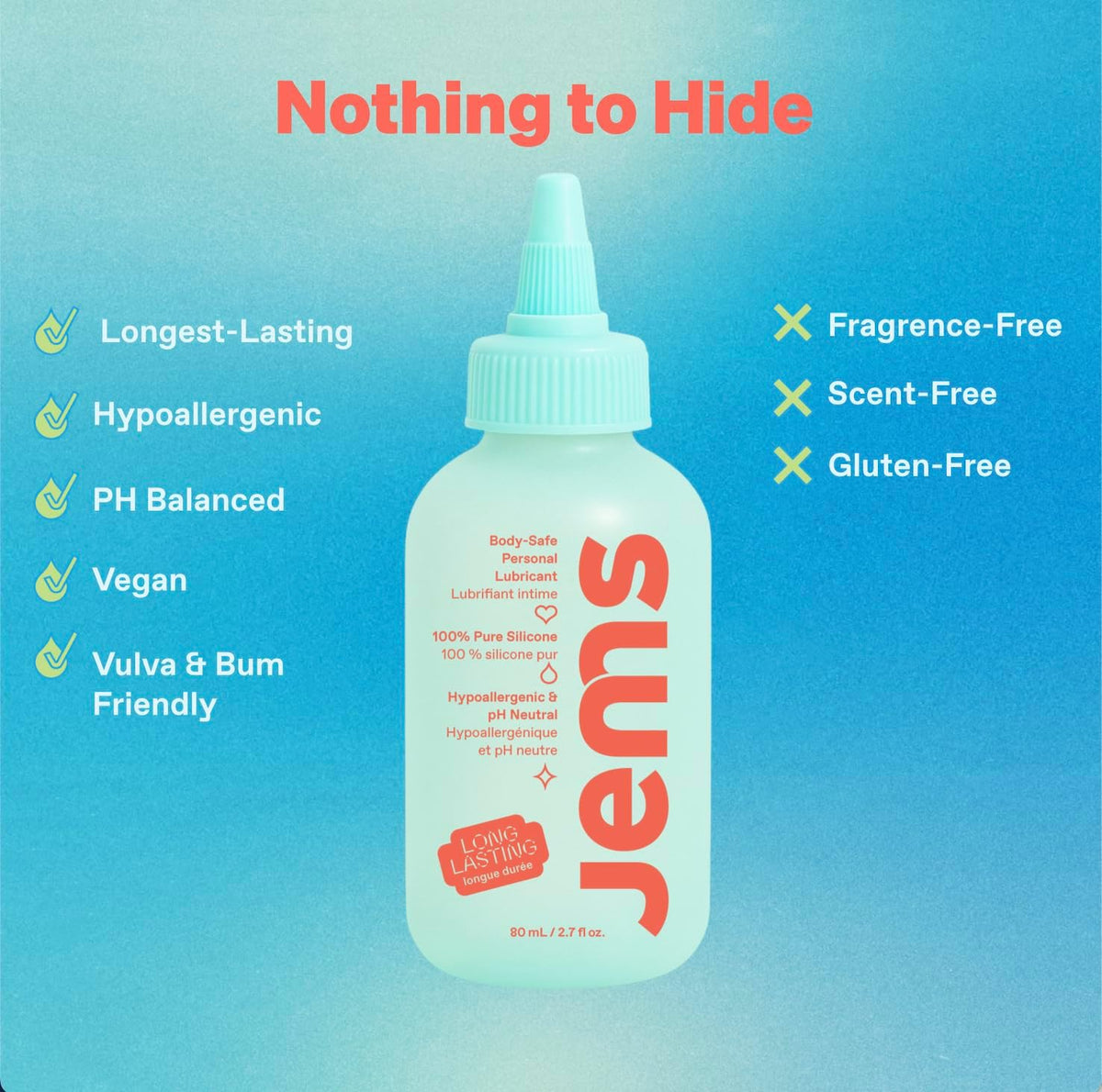 100% Silicone Lubricant gel