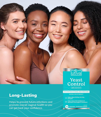 YEAST CONTROL 30 vaginal suppo