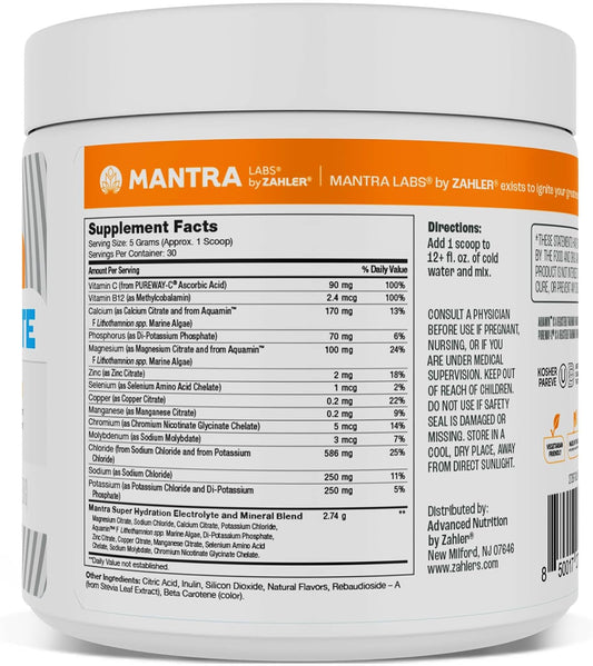 MANTRA HYDRATE LEMONADE 5.3 oz
