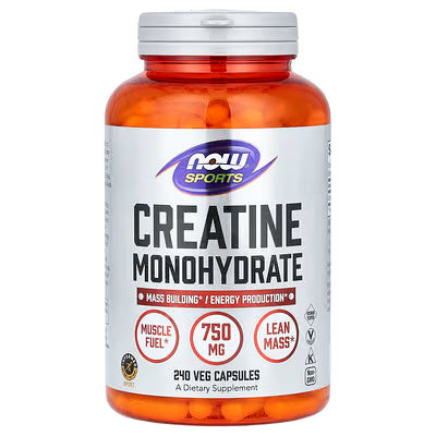 Creatine Monohydrate 750 mg Veg Capsules