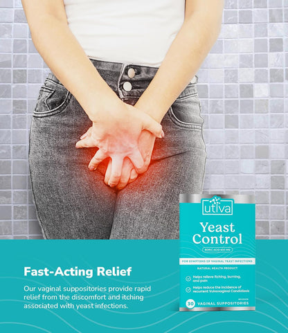 YEAST CONTROL 30 vaginal suppo