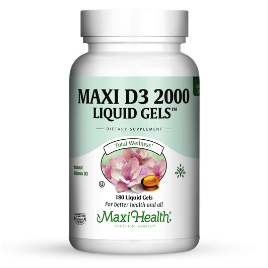 D3 2000 LIQUID GELS 180 - Schon's Natural