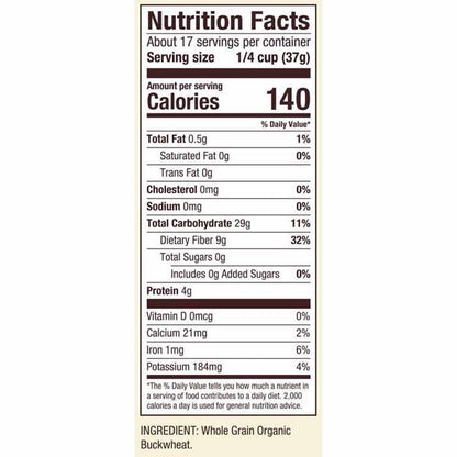 BUCK WHEAT FLOUR 624 g
