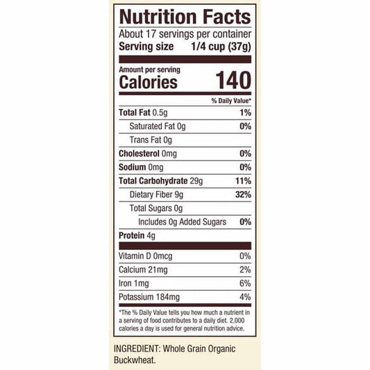BUCK WHEAT FLOUR 624 g